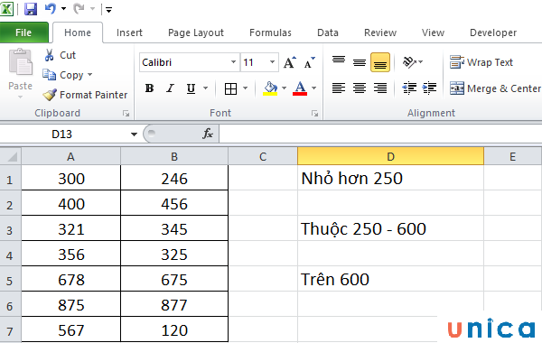 Cách tô màu ô theo điều kiện trong excel theo điều kiện có sẵn