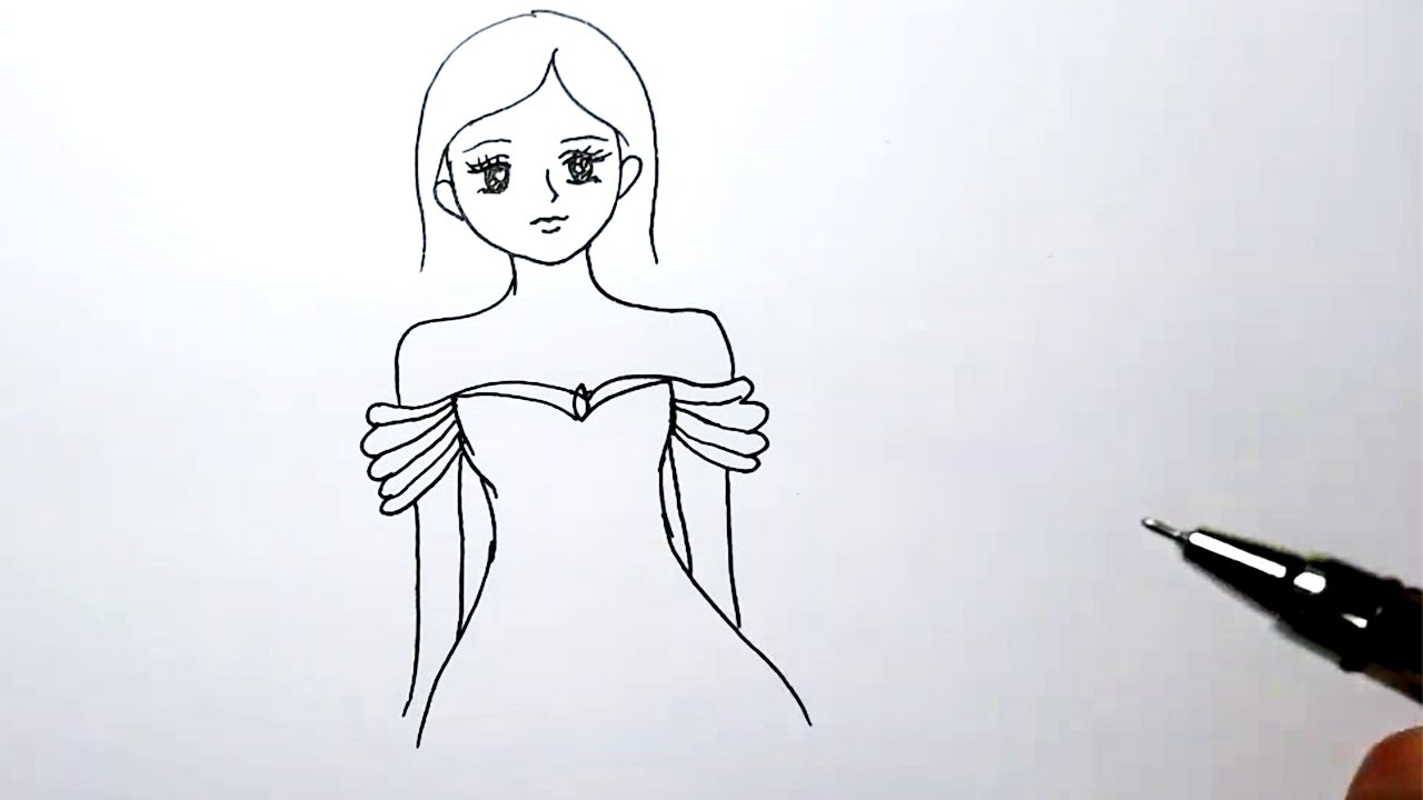 Cách Vẽ Mặt Người Con Gái Cực Dễ L How To Draw A Face Easy, Vẽ Khuôn Mặt  Đơn Giản
