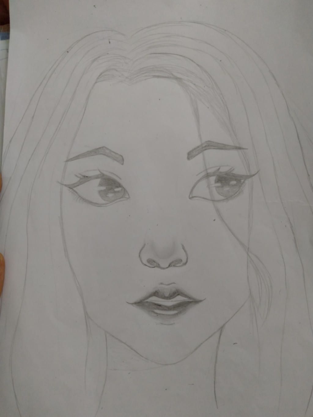 Cách Vẽ Mặt Người Con Gái Cực Dễ L How To Draw A Face Easy, Vẽ Khuôn Mặt  Đơn Giản